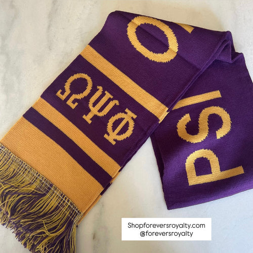 Omega Psi Phi scarf