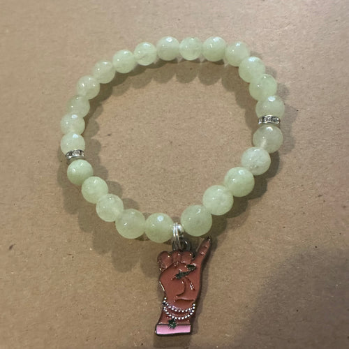 Green pinky bracelet