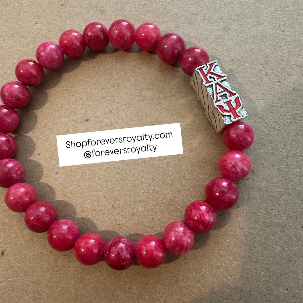 Red Kappa Alpha Psi bracelet