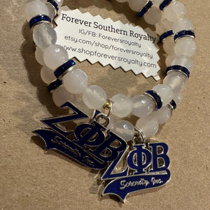 Zeta Phi Beta bracelet.