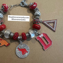 Load image into Gallery viewer, Delta Sigma Theta charm bracelet.