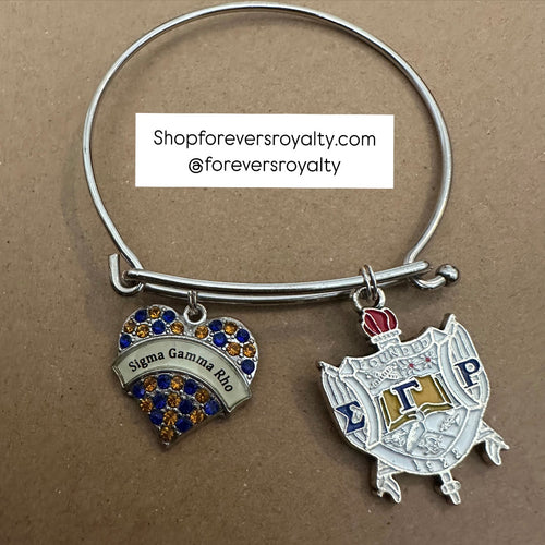 Silver SGRho bangle.