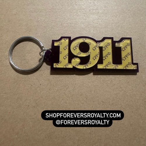 Omega Psi Phi 1911 keychain.