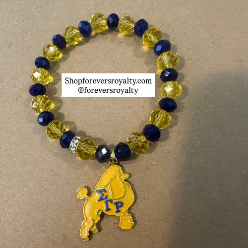 Sigma Gamma Rho poodle bracelet