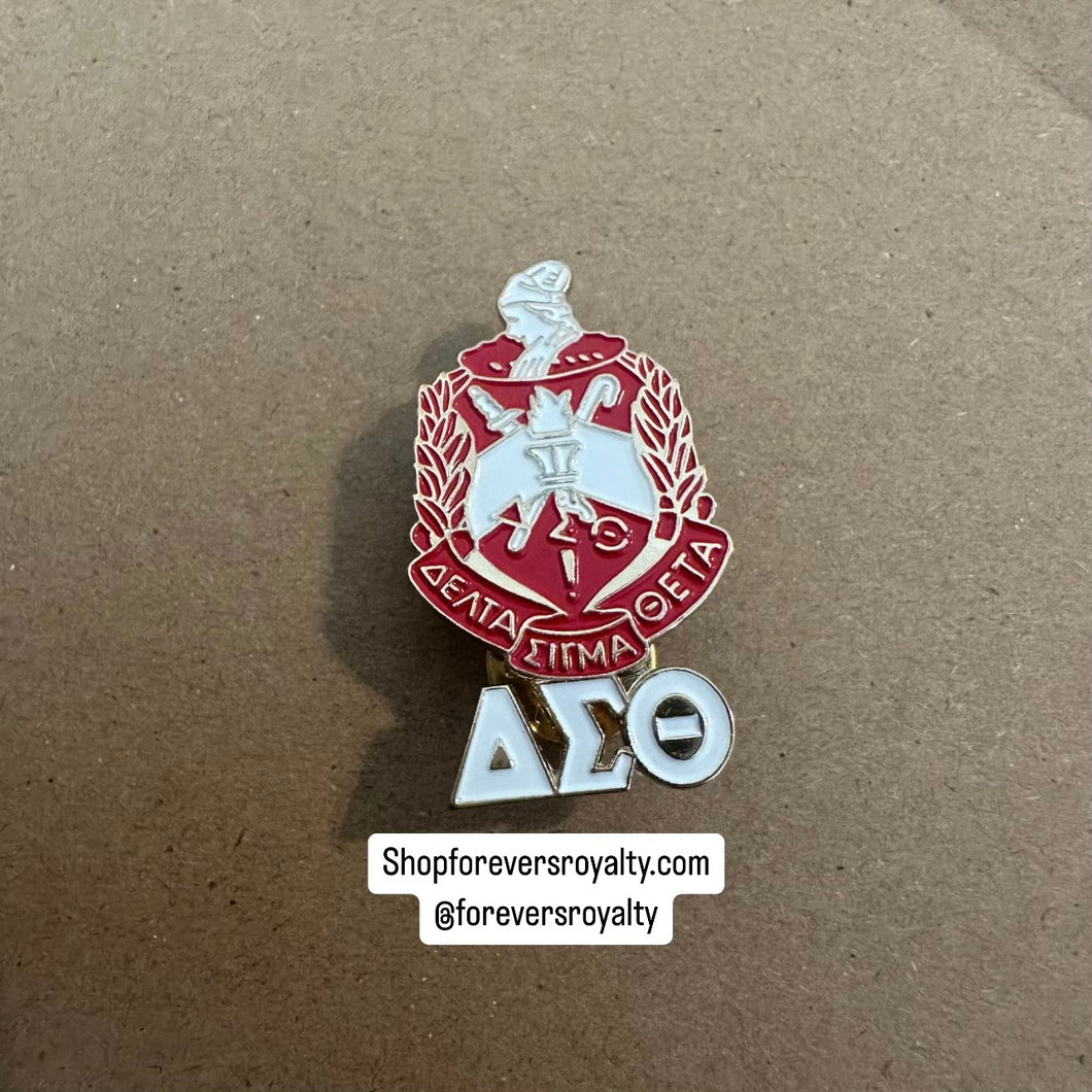 Gold Delta Sigma Theta pin.