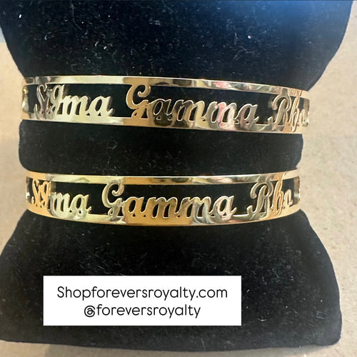 Sigma Gamma Rho bangle.