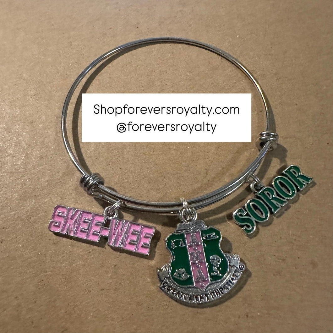 Silver AKA soror bangle