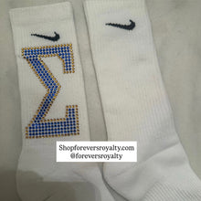 Load image into Gallery viewer, Sigma rhinestone socks