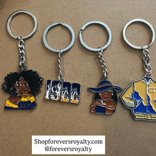 Load image into Gallery viewer, Silver SGRho Keychain