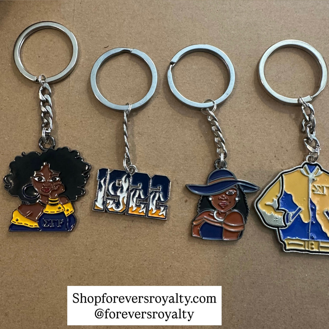 Silver SGRho Keychain