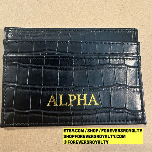 Black Alpha wallet