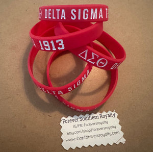 Red Delta wristband