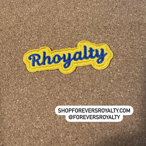 Rhoyalty patch