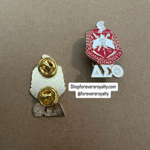 Load image into Gallery viewer, Gold Delta Sigma Theta pin.