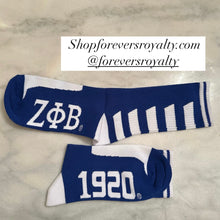 Load image into Gallery viewer, Zeta Phi Beta socks