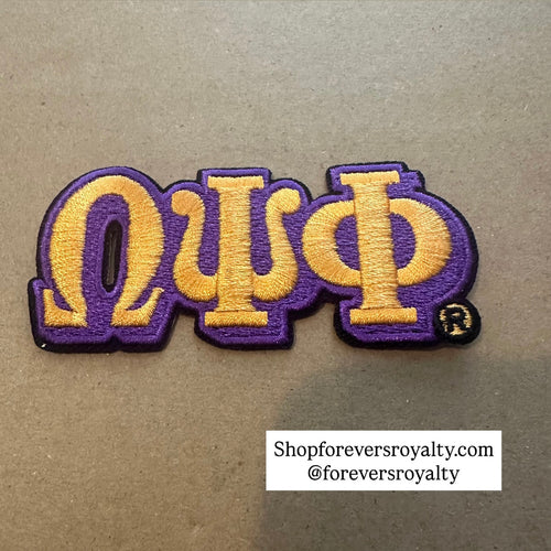 Omega Psi Phi patch.
