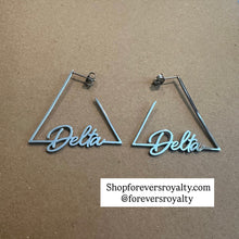 Load image into Gallery viewer, Delta Pyramid earrings.