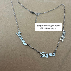 Gamma Sigma Sigma necklace