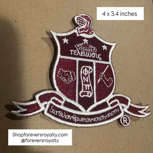 Kappa Alpha Psi shield patch.