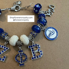 Load image into Gallery viewer, Zeta Phi Beta charm bracelet