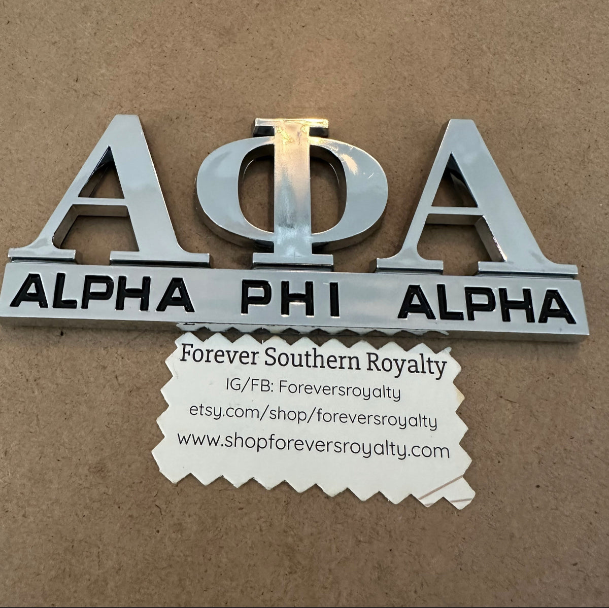 Alpha Phi Alpha car decal – Forever Southern Royalty