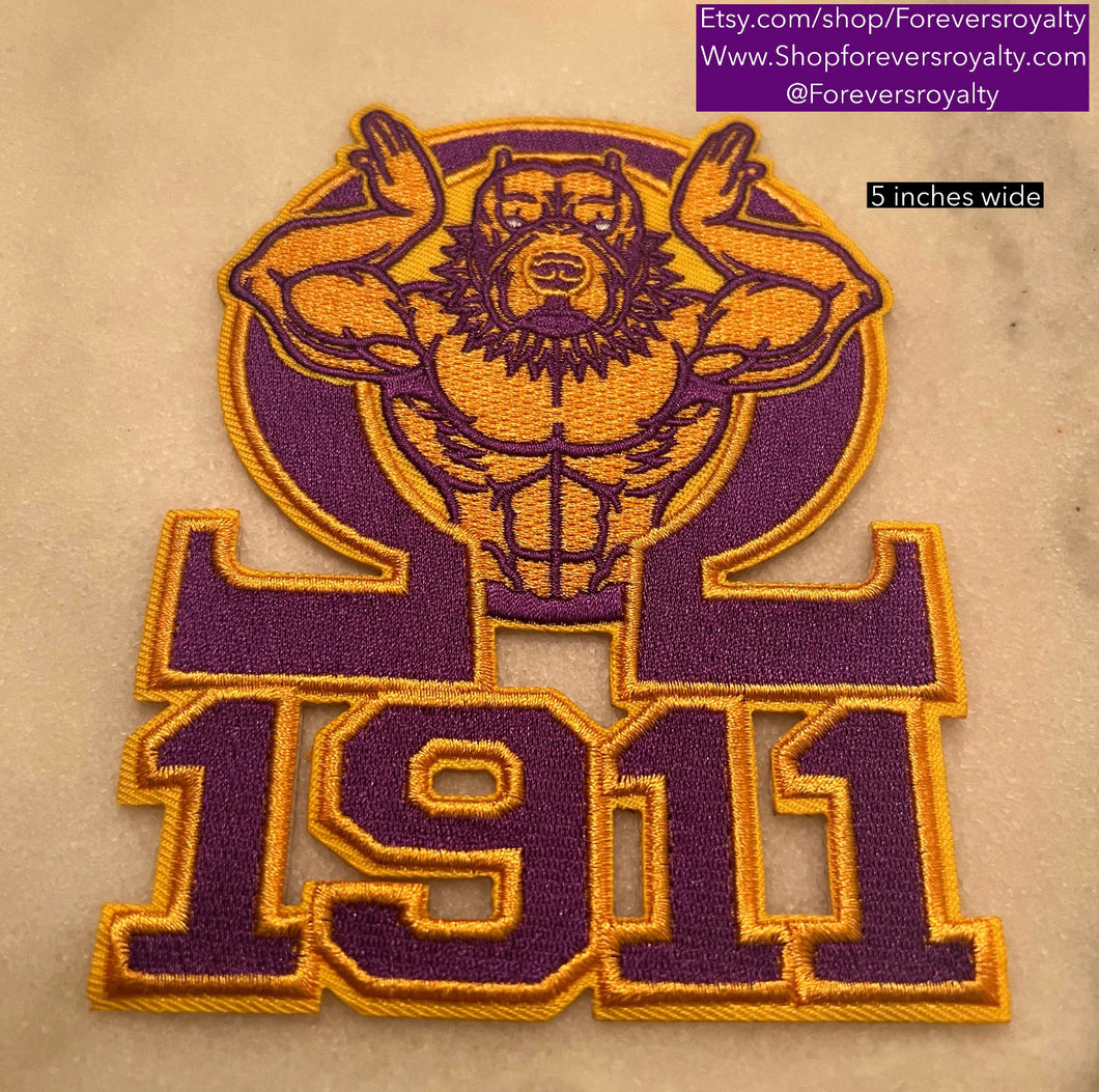 Omega Psi Phi patches