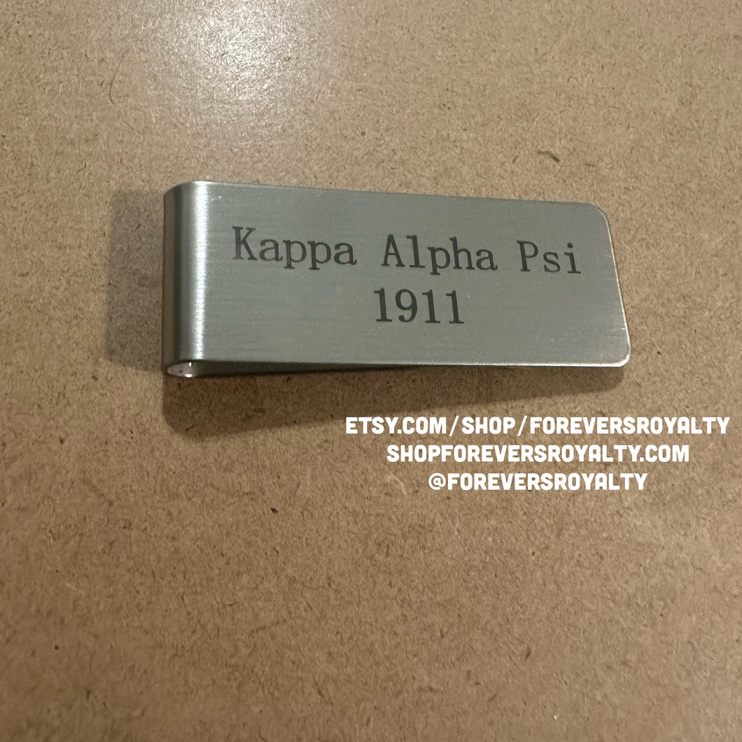 Kappa Alpha Psi money clip