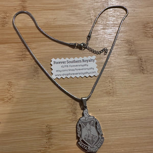 Silver Delta necklace