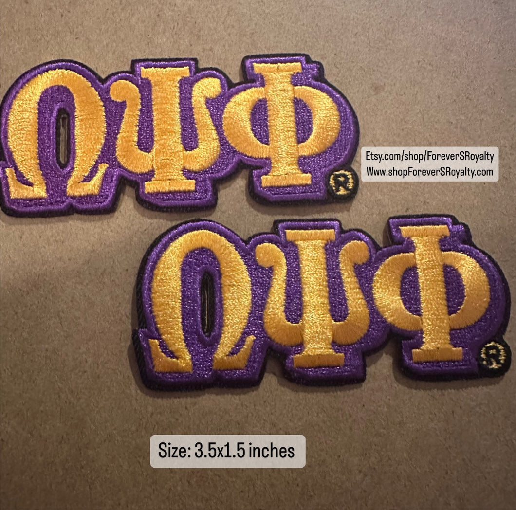 Omega Psi Phi patch