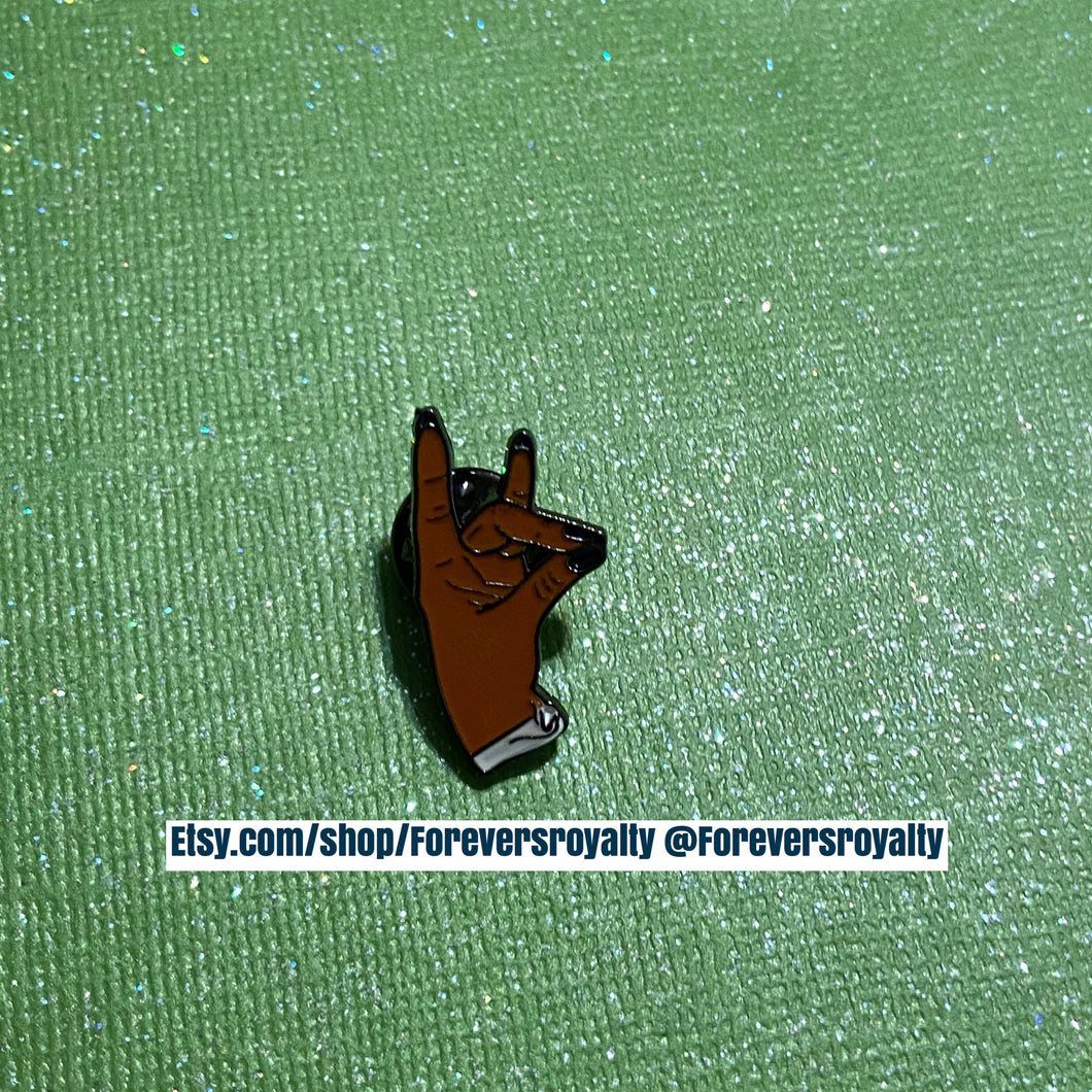 Zeta Phi Beta lapel pin