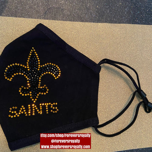 Saints face mask