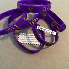 Load image into Gallery viewer, Omega Psi Phi wristband
