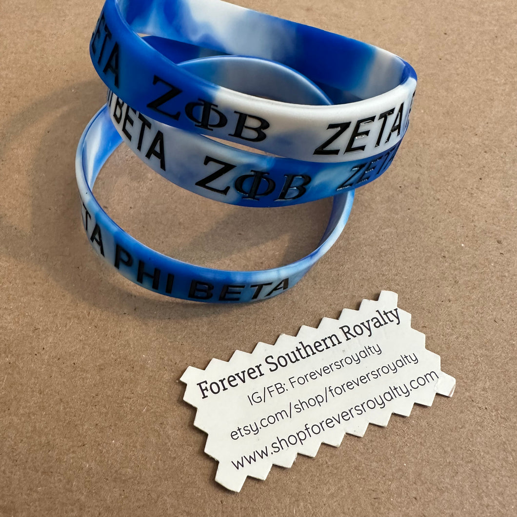 Blue Zeta wristband