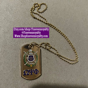 Omega Psi Phi necklace