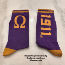 Load image into Gallery viewer, Omega Psi Phi socks