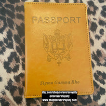 Load image into Gallery viewer, Sigma Gamma Rho passport cover
