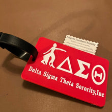 Load image into Gallery viewer, Delta Sigma Theta luggage tag