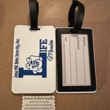 Load image into Gallery viewer, Zeta life member luggage tag