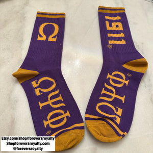 Omega Psi Phi socks