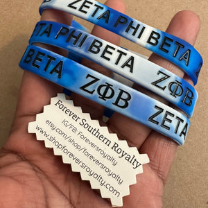 Blue Zeta wristband